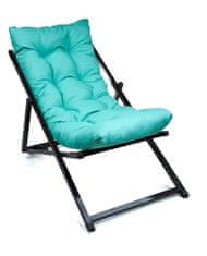 Atelier Del Sofa Zahradní lehátko Sunbed - Turquoise, Tyrkysová