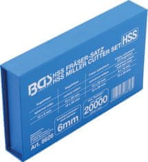 BGS technic BGS Technic BGS 8626 Stopkové HM frézy, dřík 6 mm BGS108626 (Sada 7 dílů)