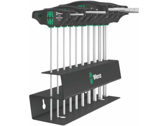 Wera Wera 023454 Šroubováky Hex-Plus 3/32 ÷ 3/8" s příčnou rukojetí typ 454/10 HF Set Imperial