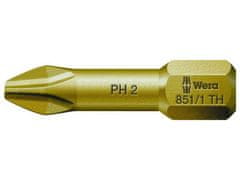 Wera Wera 056605 Šroubovací bit PH 1 – 851/1 TH (1/4 Hex), 25 mm pro křížové šrouby Phillips