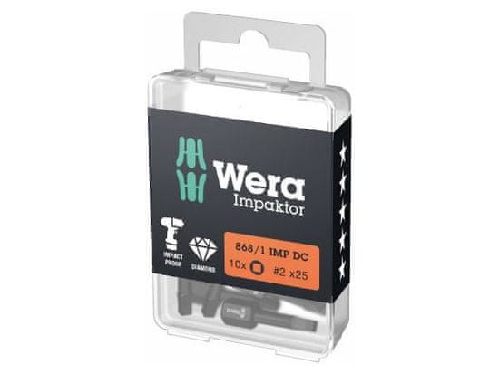 Wera Wera 057631 Bit 1/4" pro vnitřní čtyřhran # 2 typ 868/1 IMP DC Impaktor