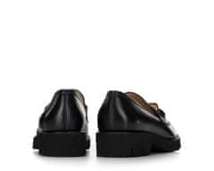 Wittchen Dámské kožené boty s přezkou na platformě