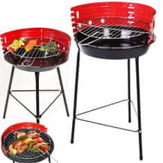 Verk 27095 BBQ gril na dřevěné uhlí, kulatý 32 cm