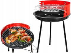 Verk 27095 BBQ gril na dřevěné uhlí, kulatý 32 cm