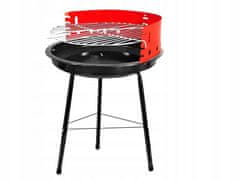 Verk 27095 BBQ gril na dřevěné uhlí, kulatý 32 cm