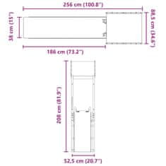 Vidaxl Dětské hřiště na zahradu impregnované borové dřevo