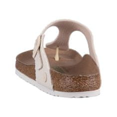 Birkenstock Žabky bílé 36 EU Gizeh Rivet Logo Vegan Eggshell Canvas