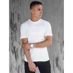 Dstreet Pánské tričko s potiskem KRAS bílé rx5512 XL
