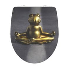 BPS-koupelny WC prkénko Duroplast Soft Close Relaxing Frog High Gloss 82581