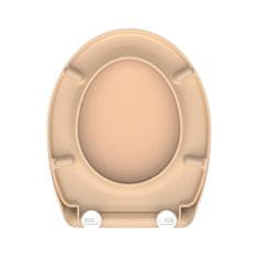 BPS-koupelny WC prkénko Duroplast Soft Close Beige 82305