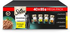 Sheba drůbeží výběr v želé 40x85 g