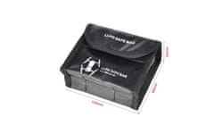 YUNIQUE GREEN-CLEAN Bezpečnostní taška na RC baterie | Ochranné pouzdro proti výbuchu Lipo | Ohni odolná nabíjecí taška | Ideální pro DJI Mavic Air | Rozměry 120x90x50 mm