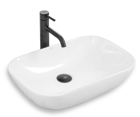 BPS-koupelny Keramické umyvadlo na desku REA CLAUDIA bílé