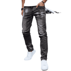 Dstreet Pánské džínové kalhoty BILLA šedé ux4138 M