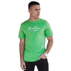 Dstreet Pánské tričko s potiskem MAUI zelené rx5405 M