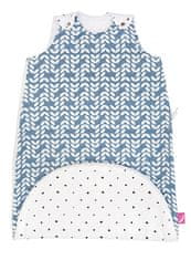 Motherhood Vak spací 2v1 ZIP-A-Round Beige mušelínový Blue Classics 3-18m 0,5 tog