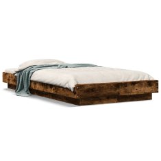 shumee Rám postele kouřový dub 100 x 200 cm kompozitní dřevo