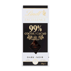 LINDT Lindt EXCELLENCE Extra hořká čokoláda 99% kakaa 50g