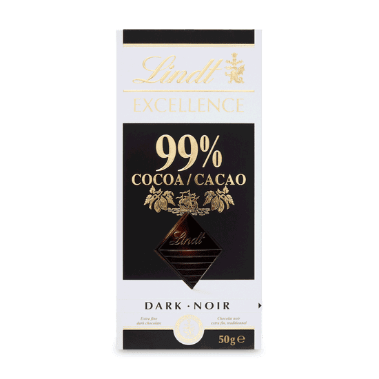 LINDT Lindt EXCELLENCE Extra hořká čokoláda 99% kakaa 50g