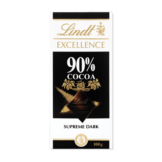 LINDT Lindt EXCELLENCE Hořká čokoláda 90% kakaa 100g