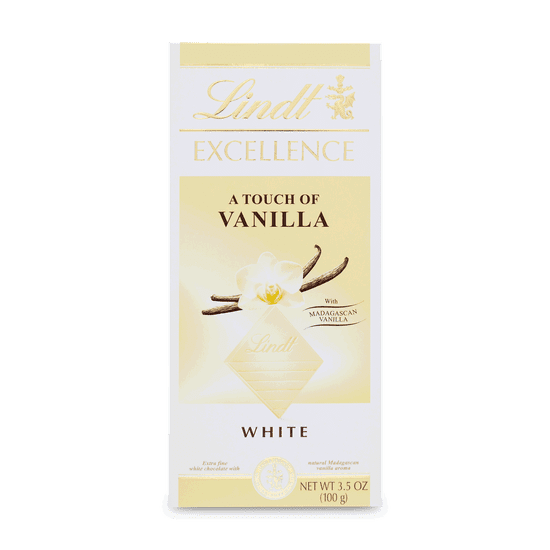 LINDT Lindt EXCELLENCE Extra bílá čokoláda s vanilkovou příchutí 100g