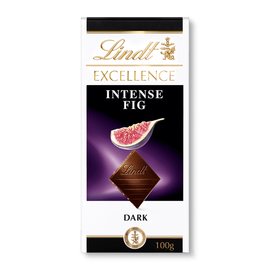 LINDT Lindt EXCELLENCE Hořká čokoláda s kousky fíků 100g