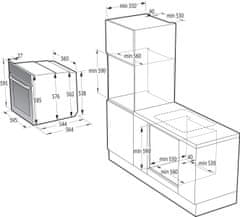 Gorenje vestavná trouba BPS6737E07B