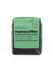 mamacoffee zrnková káva Colombia Sugarcane bez kofeinu 250g - jablko, mléčná čokoláda, marcipán