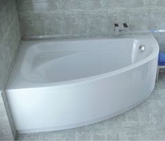 BPS-koupelny Krycí panel k asymetrické vaně Cornea P 140x80 (150x100), bílý
