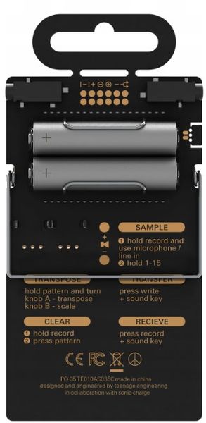  moderní syntezátor tennage engineering PO-35 speak polyfonie zvuky kapesní velikost displej snadné ovládání tlačítka minimalistický design 