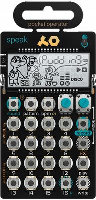 moderní syntezátor tennage engineering PO-35 speak polyfonie zvuky kapesní velikost displej snadné ovládání tlačítka minimalistický design