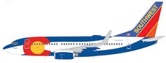 Gemini Boeing B737-700, dopravce Southwest Airlines "Colorado One" (klapky dolů), USA, 1/200