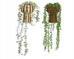 Kaemingk Zelená závěsná umělá popínavá rostlina 11x11x15,5 cm