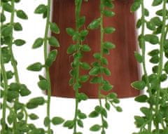 Kaemingk Zelená závěsná umělá popínavá rostlina 11x11x15,5 cm