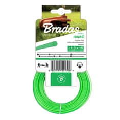 Bradas Struna do sekačky 2,4mm x 15m kruhový profil