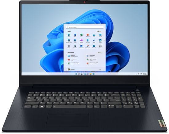 Lenovo IdeaPad 3 17IAU7, modrá (82RL00ATCK)