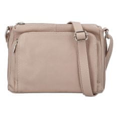 Delami Vera Pelle Stylová dámská kožená crossbody Robertina, růžová