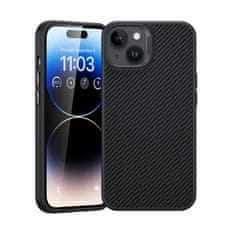 Benks Zadní kryt Etui Magnetic Hybrid Armor Pro Kevlar Metal Frame 600D pro iPhone 15 black