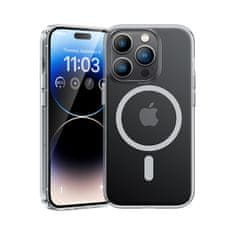 Benks Zadní magnetický kryt Crystal pro iPhone 15 Pro Max transparentní