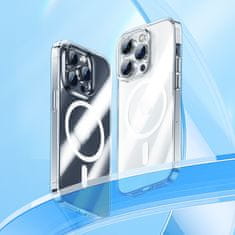 Benks Zadní magnetický kryt Crystal pro iPhone 15 Pro transparentní