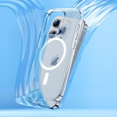 Benks Zadní magnetický kryt Crystal pro iPhone 15 Plus transparentní