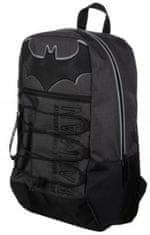 CurePink Batoh DC Comics|Batman: Premium (45 x 30 x 15 cm|objem 20,2 litrů) černý polyester