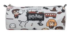 CurePink Pytlík gym bag a penál na tužky Harry Potter: Chibi Ikony (28 x 39 cm|22 x 11 x 8 cm)