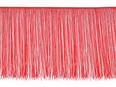 Kraftika 1m červená třásně šíře 50 cm, a střapce, textilní galanterie