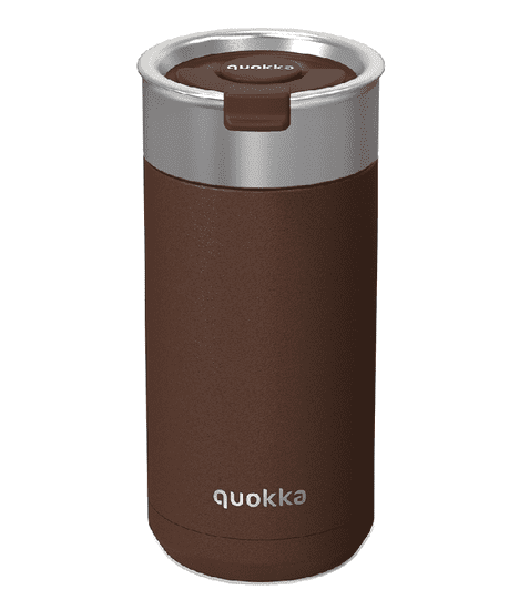 QUOKKA , Termohrnek se sítkem Boost 400 ml, brown