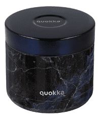 QUOKKA , Nerezová dóza na jídlo, Whim | 600 ml, black marble