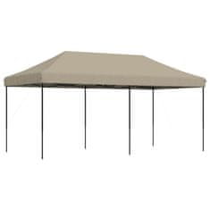 Vidaxl Skládací party stan pop-up taupe 580 x 292 x 315 cm