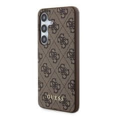 Guess Originální kryt GUESS - hardcase 4G Metal Gold Logo GUOHCSA35G4GFBR pro Samsung Galaxy A35 , barva hnědá