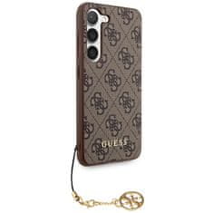 Guess Originální kryt GUESS - hardcase 4G Charms Collection GUHCSA55GF4GBR pro Samsung Galaxy A55 Brown