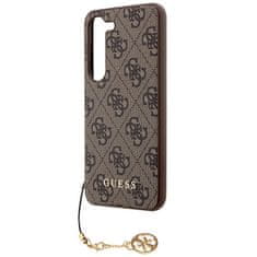 Guess Originální kryt GUESS - hardcase 4G Charms Collection GUHCSA55GF4GBR pro Samsung Galaxy A55 Brown